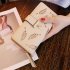 US Women Hollow Out Leaf Long Clutch Purse Card Holder Bifold Leather Wallet Black
