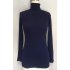 US YesFashion Women s High Neck Long Sleeve Elastic Knitted Slim Fit Pullover Sweater Black S