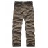 US Yesfashion Men s Pure Cotton Tooling Trousers Black And Gray 29 Earth green 32 0
