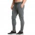 US Yong Horse Men s Casual Jogger Pants Fitness Workout Gym Running Sweatpants Dark Grey S