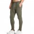 US Yong Horse Men s Casual Jogger Pants Fitness Workout Gym Running Sweatpants Dark Grey S