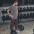 US Yong Horse Men s Casual Jogger Pants Fitness Workout Gym Running Sweatpants Dark Grey S