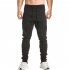 US Yong Horse Men s Casual Jogger Pants Fitness Workout Gym Running Sweatpants Dark Grey S
