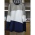 US Yong Horse Men s Contrast Color Crew Neck Long Sleeve Basic T Shirt Top Black grey green M
