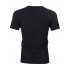 US Yong Horse Men s Crew Neck Slim Fit Color Block Short Sleeve T Shirts Tees Black and White with Gray XL