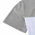 US Yong Horse Men s Crew Neck Slim Fit Color Block Short Sleeve T Shirts Tees Black and White with Gray XL