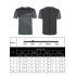 US Yong Horse Men s Crew Neck Slim Fit Color Block Short Sleeve T Shirts Tees Black and White with Gray L