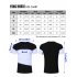 US Yong Horse Men s Crew Neck Slim Fit Color Block Short Sleeve T Shirts Tees Black and White  2 XL