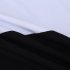US Yong Horse Men s Crew Neck Slim Fit Color Block Short Sleeve T Shirts Tees Black and White  2 XL