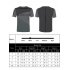 US Yong Horse Men s Crew Neck Slim Fit Color Block Short Sleeve T Shirts Tees Black and White with Gray M