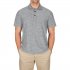 US Yong Horse Men s Dry Fit Golf Polo Shirt Athletic Short Sleeve Performance Polo Shirts Grey Blue M