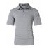 US Yong Horse Men s Dry Fit Golf Polo Shirt Athletic Short Sleeve Performance Polo Shirts Grey Blue S