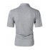 US Yong Horse Men s Dry Fit Golf Polo Shirt Athletic Short Sleeve Performance Polo Shirts Black grey L