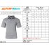 US Yong Horse Men s Dry Fit Golf Polo Shirt Athletic Short Sleeve Performance Polo Shirts Black grey L