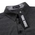 US Yong Horse Men s Dry Fit Golf Polo Shirt Athletic Short Sleeve Performance Polo Shirts Black grey L