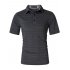 US Yong Horse Men s Dry Fit Golf Polo Shirt Athletic Short Sleeve Performance Polo Shirts Black grey L