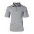 US Yong Horse Men s Dry Fit Golf Polo Shirt Athletic Short Sleeve Performance Polo Shirts Grey Blue L