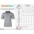 US Yong Horse Men s Dry Fit Golf Polo Shirt Athletic Short Sleeve Performance Polo Shirts Grey Blue L