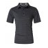 US Yong Horse Men s Dry Fit Golf Polo Shirt Athletic Short Sleeve Performance Polo Shirts Black grey XL
