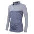 US Yong Horse Men s Quick dry Turn down Collar Short Sleeve Contrast Color Polo Shirt Light Blue Blue Long Sleeve XXL