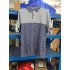 US Yong Horse Men s Quick dry Turn down Collar Short Sleeve Contrast Color Polo Shirt Light Blue Blue Long Sleeve XXL