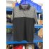 US Yong Horse Men s Quick dry Turn down Collar Short Sleeve Contrast Color Polo Shirt Light Blue Blue Long Sleeve XXL