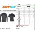 US Yong Horse Men s Sports Quick dry Turn down Collar Solid Color Polo Shirt Blue Long Sleeve M