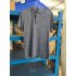 US Yong Horse Men s Sports Quick dry Turn down Collar Solid Color Polo Shirt Blue Long Sleeve M