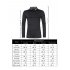 US Yong Horse Men s Sports Quick dry Turn down Collar Solid Color Polo Shirt Blue Long Sleeve M
