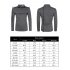US Yong Horse Men s Sports Quick dry Turn down Collar Solid Color Polo Shirt Blue Long Sleeve M