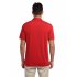 US Yonghorse Men s Casual Raglan Short Sleeve Solid Color Turn Down Collar Sports Polo Shirt Red L