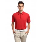 US Yonghorse Men's Casual Raglan Short Sleeve Solid Color Turn Down Collar Sports Polo Shirt