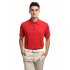 US Yonghorse Men s Casual Raglan Short Sleeve Solid Color Turn Down Collar Sports Polo Shirt Red XXL