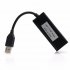 USB 2 0 56K Data V 92 V 90 Telephone Fax Modem Cable for Windows XP Win10 Win8 Win7 black