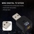 USB 2 0 USB Digital TV Stick Mini TV Tuner Receiver USB2 0 Dvb t Sdr Dab Fm Hdstick For Laptop PC Computer black