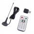 USB 2 0 USB Digital TV Stick Mini TV Tuner Receiver USB2 0 Dvb t Sdr Dab Fm Hdstick For Laptop PC Computer black