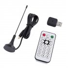 USB 2.0 USB Digital TV Stick Mini TV Tuner Receiver USB2.0 Dvb-t Sdr.Dab Fm Hdstick For Laptop PC Computer black