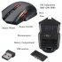 USB 2 4GHz Wireless Optical Mouse Ergonomic 6 Key Mouse for Computer Laptop black Blister packaging