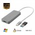 USB 3 0 HD Video Capture for HDMI to TypeC UVC Video Capture Type c  gray
