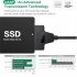 USB 3 0 To SATA Adapter Cable Super Fast Data Transfer SATA Cable Converter With Power Port For 2 5  SSD HDD Drives black