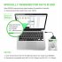 USB 3 0 To SATA Adapter Cable Super Fast Data Transfer SATA Cable Converter With Power Port For 2 5  SSD HDD Drives black