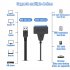 USB 3 0 To SATA Adapter Cable Super Fast Data Transfer SATA Cable Converter With Power Port For 2 5  SSD HDD Drives black