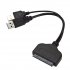 USB 3 0 To SATA Adapter Cable for 2 5in External HDD SSD Hard Drive Disk Convert black