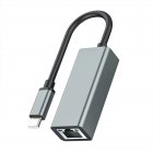 USB 3.0 to 2500m Gigabit Lan Ethernet Cable Adapter Type-C a Rj45 Converter