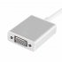 USB 3 1 Type C to VGA Adapter USB C Male to VGA 1080p Female Converter Silver