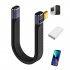 USB 4 0 Cable 15CM Short USB C To USB C Cable 40Gbps Data Transmission 240W Fast Charge Cable FPC Design For Laptop Phones C male straight   C male bend