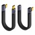 USB 4 0 Cable 15CM Short USB C To USB C Cable 40Gbps Data Transmission 240W Fast Charge Cable FPC Design For Laptop Phones C male straight   C male bend