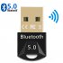 USB Bluetooth 5 0 Bluetooth Adapter Receiver 5 0 Bluetooth Dongle 5 0 4 0 Adapter for PC PS4 TV Car 5 0 Bluthooth Transmitter black