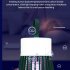 USB Bug Zapper Lamp 1200mA Electronic Mosquito Zapper Light Portable Fly Trap Camping Light For Outdoor Indoor white english