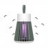 USB Bug Zapper Lamp 1200mA Electronic Mosquito Zapper Light Portable Fly Trap Camping Light For Outdoor Indoor white english